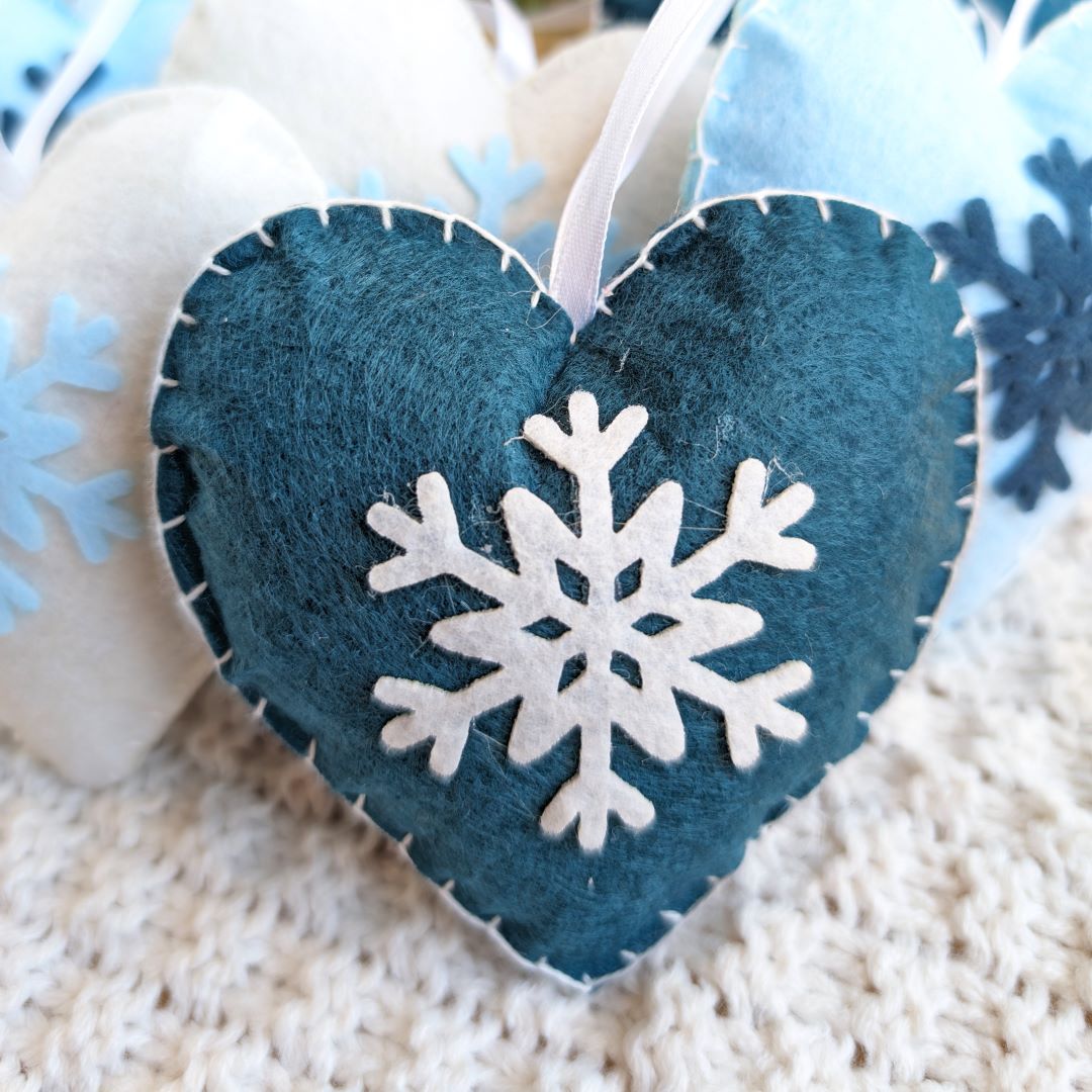 Swedish Felt Snowflake - Scandinavian Gift Shop